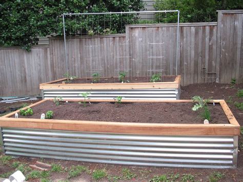 garden box plans corrugated metal|raised garden boxes corrugated metal.